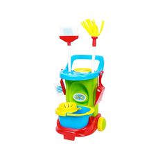 Carrinho de Limpeza e Acessórios Cleaning Trolley Colorido - Maral