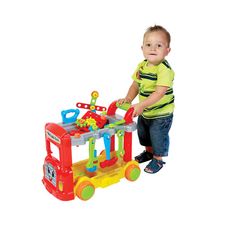 Caminhão Mechanic Truck com Ferramentas 32 Peças - Maral