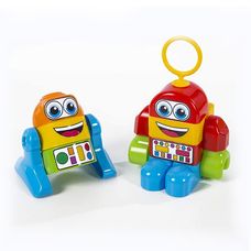 Blocos M-Bricks Robots 16 Peças - Maral