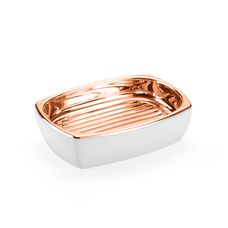 Saboneteira Branco/Rose Gold Arthi