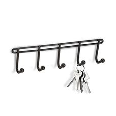 Porta Chaves 5 Ganchos Preto Arthi