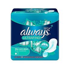 Absorvente Always Active Ultrafino com Abas 8 Unidades