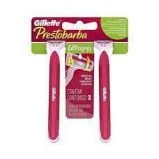 Aparelho Prestobarba Ultragrip Cabeça Móvel Feminino com 2 Unidades