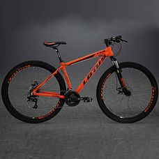 Bicicleta Aro 29 CXR 21 Velocidades Laranja/Preto 17.5 Lotus Bike