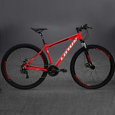 Bicicleta Aro 29 CXR 21 Velocidades Vermelho/Preto 17.5 Lotus Bike