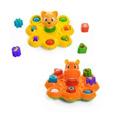 Brinquedo Didático Pula Bloco - TaTeTi