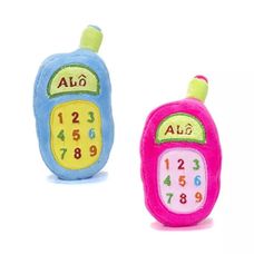 Celular de Pelúcia com Chocalho Sortido Unik Toys