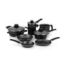 Conjunto De Panelas Multiflon Com Cuscuzeira 7 Peças Cinza