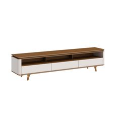 Rack Arc 3 Gavetas 1.8 Off White/Freijó Imcal
