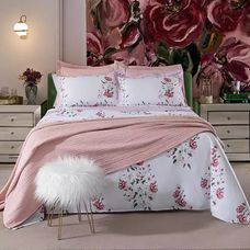Jogo de Cama Casal Full 4 Peças Rubi Melissa Dohler