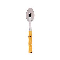 Colher para Mesa Inox com Cabo Plástico Bambu Basic 19cm Lyor