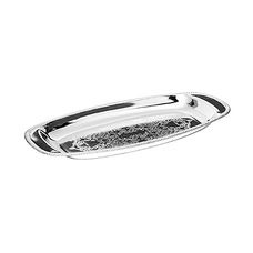 Bandeja de Zamac Silver Plated Beirute 21x10cm Lyor