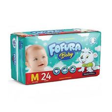 Fralda Fofura Baby Mega M 42 Unidades