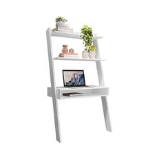 Mesa Office Emoção Branco - JCM Movelaria