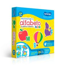Quebra-Cabeça Montando o Alfabeto 26 Peças - Toyster