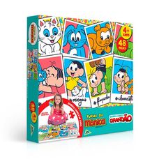 Quebra-Cabeça Grandão Turma da Mônica 48 Peças - Toyster