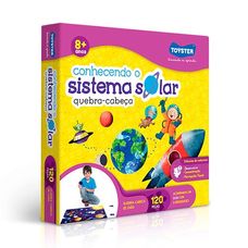 Quebra-Cabeça Conhecendo o Sistema Solar 120 Peças - Toyster
