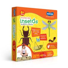Quebra-Cabeça Grandão Mundo dos Insetos 120 Peças - Toyster