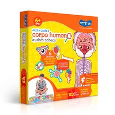 Quebra-Cabeça Explorando O Corpo Humano 120 Peças - Toyster
