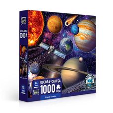 Quebra-Cabeça Viagem Cósmica 1000 Peças - Toyster