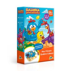 Quebra-Cabeça Galinha Pintadinha 2, 3 e 4 Peças - Toyster