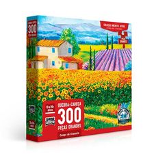 Quebra-Cabeça Mentes Ativas Campo de Girassóis 300 Peças - Toyster