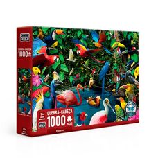 Quebra-Cabeça Pássaros 1000 Peças - Toyster