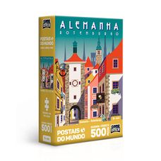 Quebra-Cabeça Postais do Mundo Alemanha Rotemburgo 500 Peças Nano - Toyster