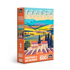 Quebra-Cabeça Postais do Mundo França Bordeaux 500 Peças Nano - Toyster