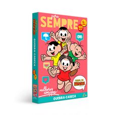 Quebra-Cabeça Encapado Turma da Mônica 100 Peças - Toyster