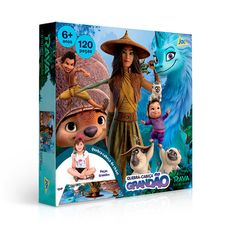 Quebra-Cabeça Grandão Raya e o Último Dragão 120 Peças - Toyster