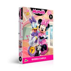 Quebra-Cabeça Encapado Minnie 100 Peças - Toyster