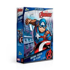 Quebra-Cabeça Os Vingadores Capitão América 60 Peças - Toyster