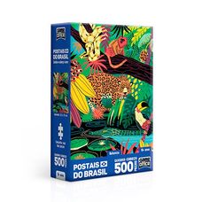 Quebra-Cabeça Postais do Brasil Natureza 500 Peças - Toyster