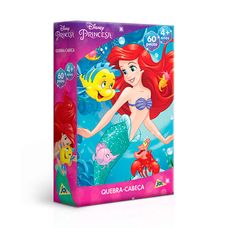 Quebra-Cabeça Princesa Ariel 60 Peças - Toyster