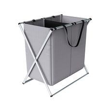 Organizador de Roupas Sujas com 2 Compartimentos Euro Home