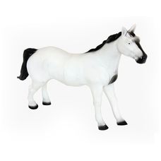 Brinquedo Boneco de Vinil Cavalo Branco - DB Play