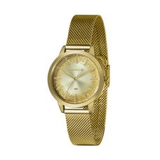 Relógio Lince Feminino Dourado LRG4678L C1KX