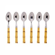Conjunto de Colheres de Mesa Bambu 6 Peças - Fratelli