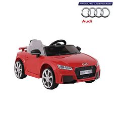 Carro Audi TT RS Elétrico com Controle Remoto12V Vermelho - Bel Fix