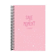 Caderno Espiral Capa Dura 1/4 Moments 80F - Baag - Capas Sortidas