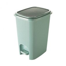 Lixeira C/pedal Trama 12l Verde Agua 098