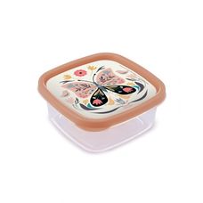Pote Plástico Quadrado 580ml Clic Plasútil
