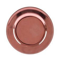 Sousplat Plástico 33cm Rose Gold 61025 Royal