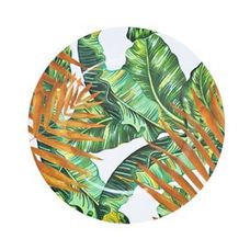 Sousplat Plástico 33cm Tropical Royal