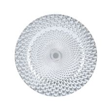 Sousplat Plástico 33cm Prateado 61020 Royal