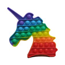 Brinquedo Fura Bolha Arco Iris Unicórnio - Toyng