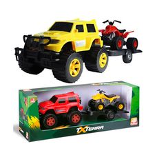 Jipe com Quadriciclo TX-8 Trilha - Silmar Brinquedos