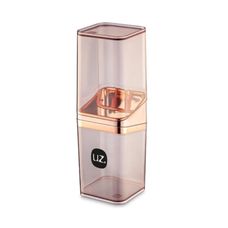 Porta Escova com Tampa Slim Rose - Uz