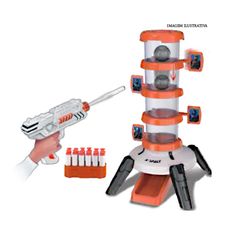 Brinquedo Acerto o Alvo com Lançador de Dardos 43108 - Toyng